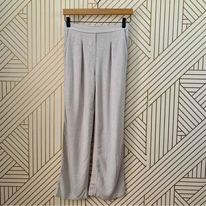 🍀3/$30 Originality 100% linen pleated wide leg / flare leg pant pull on style S
